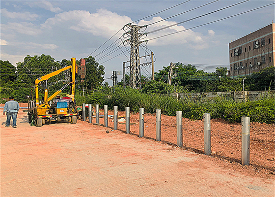 Good price Resistenza agli'agenti atmosferici di acciaio inossidabile della barriera di sicurezza del fascio del metallo di Thrie di traffico in linea