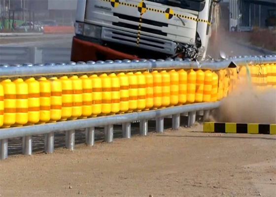 Good price Barriera del rullo compressore della guardavia di arresto di EVA Rolling Guardrail Roller Anti in linea