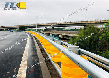 comprare Giallo galvanizzato dei rulli del sistema di barriera del rullo di sicurezza della ferrovia unità di elaborazione inossidabile online manufacture