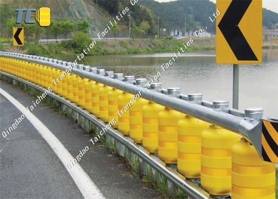 Sistema di corrimano di rotazione giallo personalizzato di fabbrica