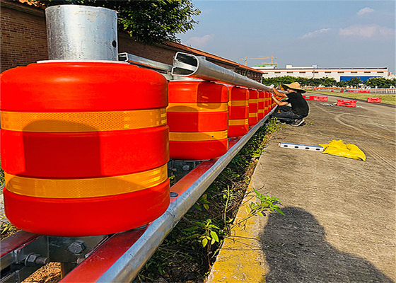 Secchio di collisione di EVA Material Road Rotating Anti con la striscia riflettente