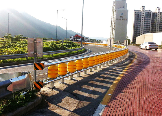 Good price EVA Materiale Autostrada Protezione della sicurezza del traffico Barriera rotante a canna a rulli in linea