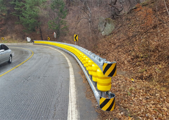 Barriere stradali di sicurezza a rotazione per corrimano ad alta velocità Materiale EVA anti-colisione