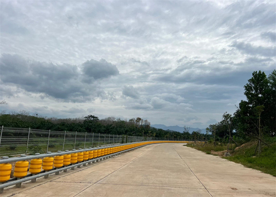 Materiale EVA anti-incidente Righe di sicurezza per autostrade Barriera a rulli espandibile