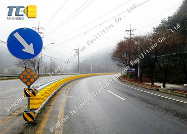 Good price Barriere di sicurezza della costruzione con il rullo del poliuretano, guardavia del ponte in linea
