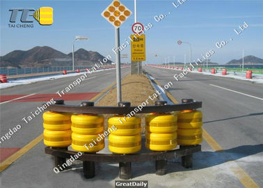 Good price Colore giallo del sistema di barriera del rullo della strada principale dell'automobile di incidente/rosso antiurto in linea
