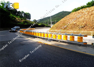 Good price Caduta delle barriere di sicurezza del bordo della strada di giallo di AASHTO M180 anti montata facilmente in linea