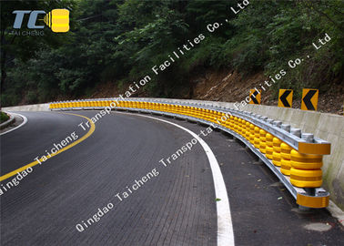 Good price Sistema di barriera del rullo di sicurezza della schiuma dell'unità di elaborazione di traffico con i dadi di bullone del foro in linea